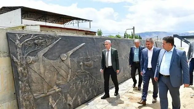 Açık hava müzesindeki son çalışmalar incelendi