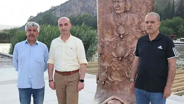 Kaptan June anısına heykel açılışı yapıldı