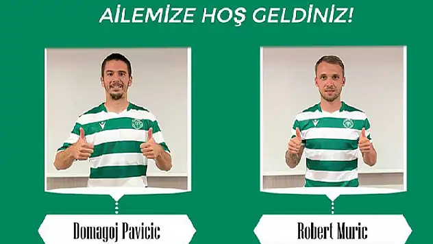 Konyaspor'dan 2 bomba transfer birden!
