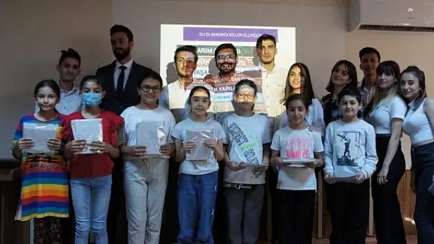 Öğrencilerden su tasarrufuna örnek proje