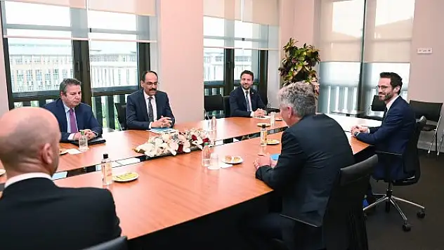 Sözcü Kalın, NATO Genel Sekreteri Kabine Direktörü Jenssen'le görüştü