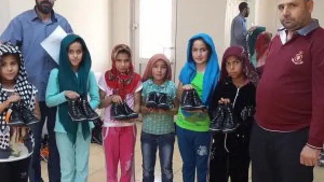 Doğanlar'da ayakkabı sevinci