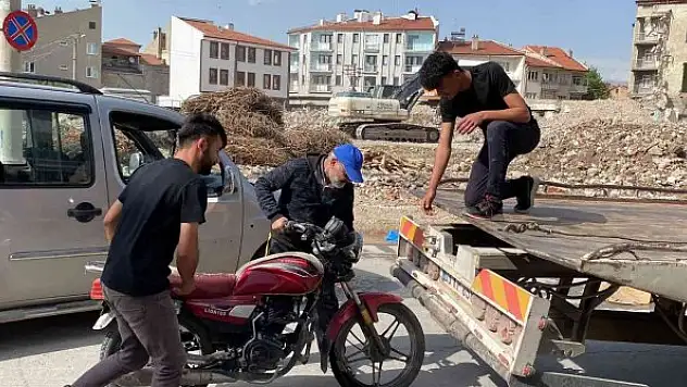 Motosiklet kazalarının arttığı ilçede polis denetimleri artırdı
