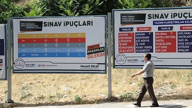 Sınava girecek öğrencilere ipuçları