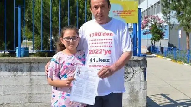 Sınav heyecanını 41'inci kez yaşadı