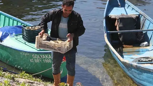Beyşehir Gölü'nde su ürünleri av yasağı sona erdi