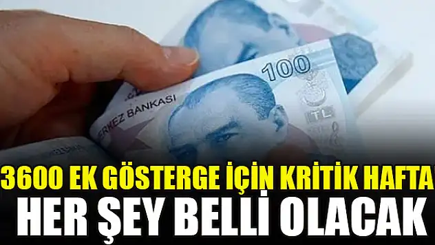 3600 ek gösterge için kritik hafta! Her şey belli olacak