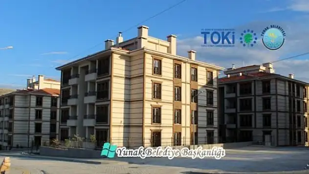 Yunak TOKİ konutları teslim ediliyor