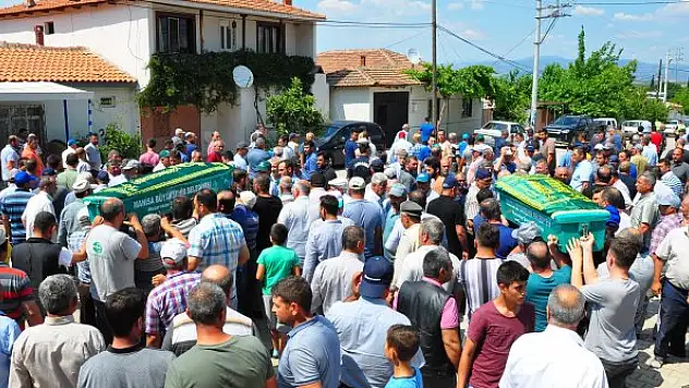 Su kanalındaki göçükte ölen 2 kişi toprağa verildi