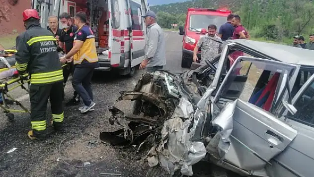 Konya'daki trafik kazasında 6 kişi yaralandı