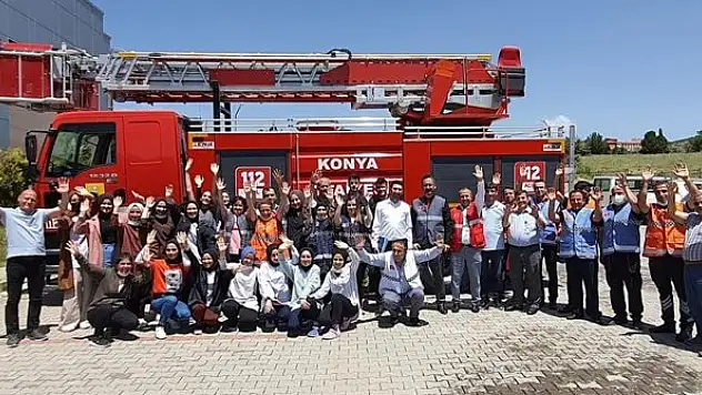 Bozkır'da sağlıkçılar tatbikat yaptı