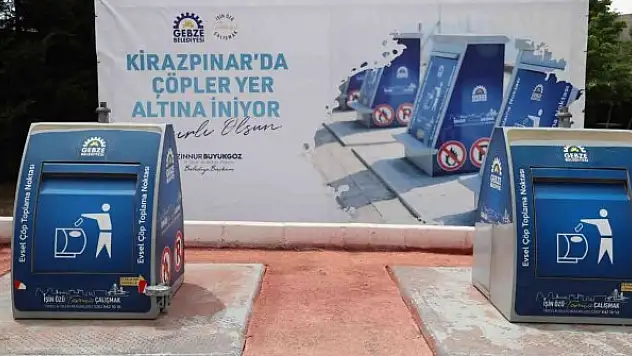 Çöpler yer altına iniyor