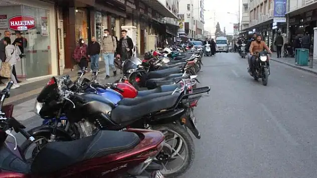 Trafikteki araçların yarısı motosiklet