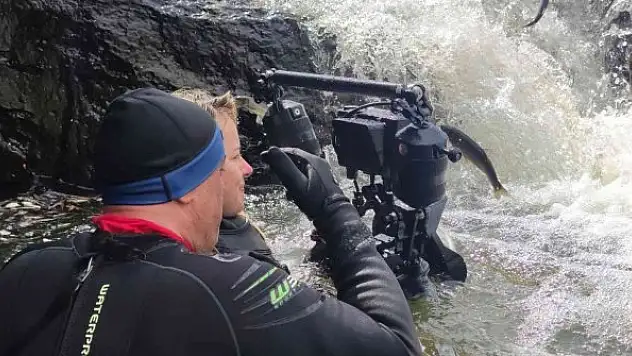 Su altı ekibinin zor anları