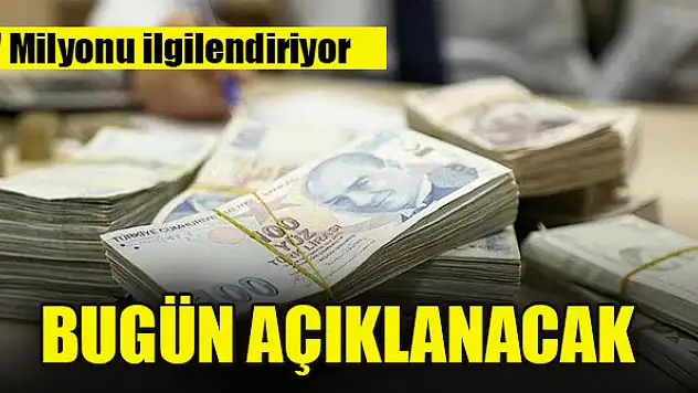Yeni asgari ücret bugün açıklanıyor