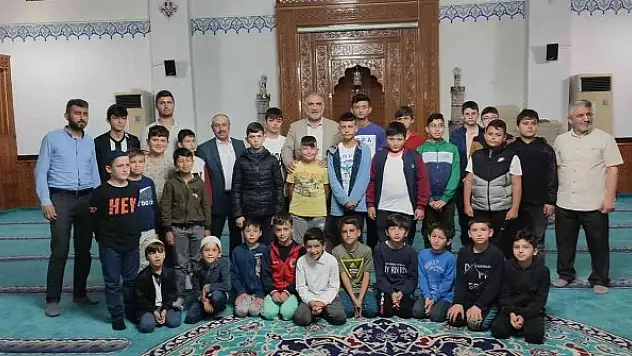 40 gün camiye giden çocuklara bisiklet