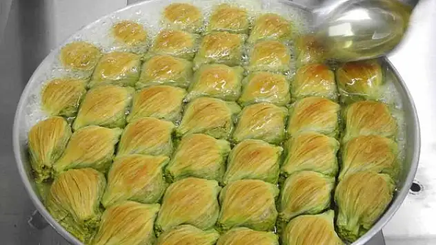 Baklavacıların bayram mesaisi başladı