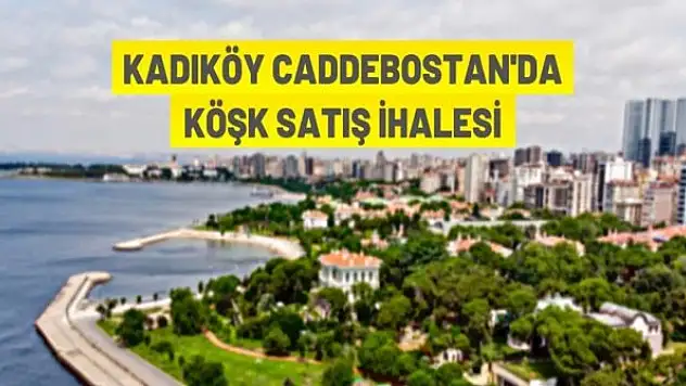 Ragıp Paşa Köşkü ve arazisi açık artırma ile satılacak