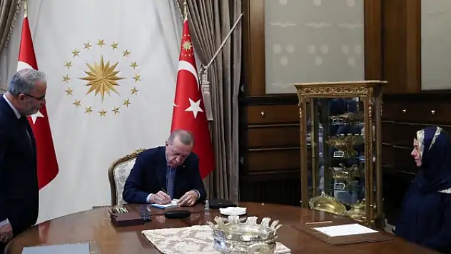 Erdoğan'dan Diyanet Vakfı'na kurban bağışı