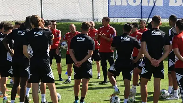 Beşiktaş'ta yeni sezon mesaisi devam etti