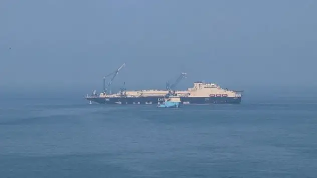 Karadeniz'den doğalgazı getirecek borular seriliyor