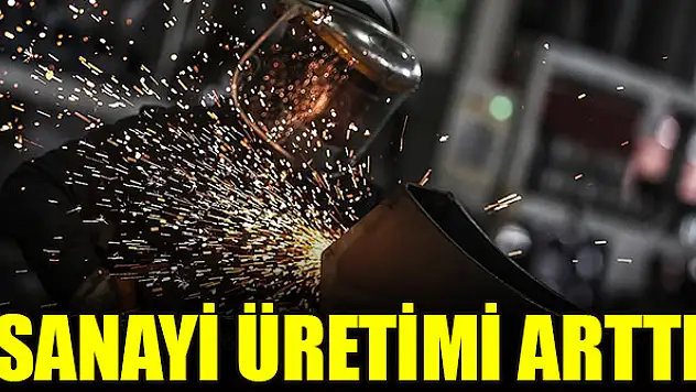 Sanayi üretimi yıllık yüzde 9,1 arttı