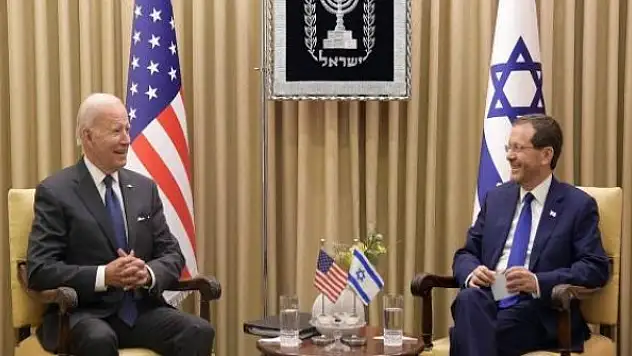 Biden, İsrail Cumhurbaşkanı Herzog ile bir araya geldi