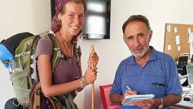 Konya'ya gelmek için 1 yıldır yaya olarak yolda!