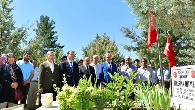 15 Temmuz şehidi kabri başında dualarla anıldı