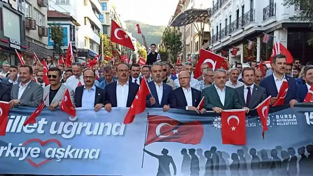Bursa'da binler tek yürek oldu