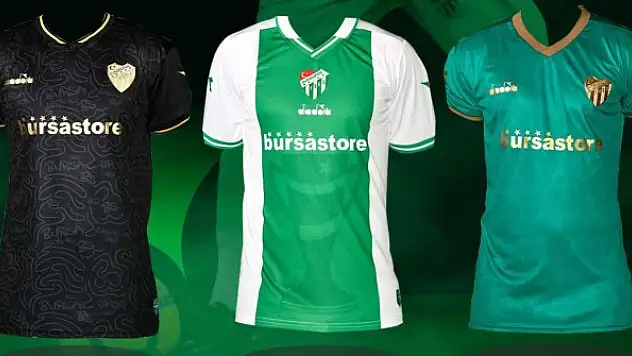 Bursaspor'un yeni sezon formaları 18 Temmuz'da Bursastore'da olacak