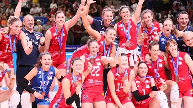 Milletler Ligi'nde Filenin Sultanları 4'üncü oldu