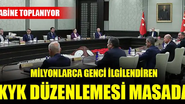 Kabine toplanıyor! Milyonlarca genci ilgilendiren KYK düzenlemesi masada