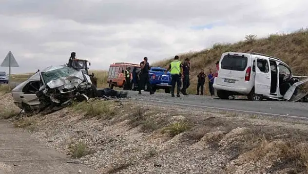 Yozgat'ta trafik kazası: 2 ölü, 4 yaralı