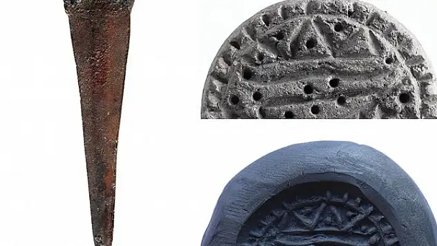 Kütahya'da 3300 yıllık mühür ve hançer bulundu