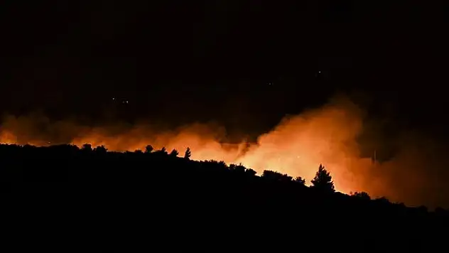 Atina yakınlarındaki orman yangınında çok sayıda ev zarar gördü