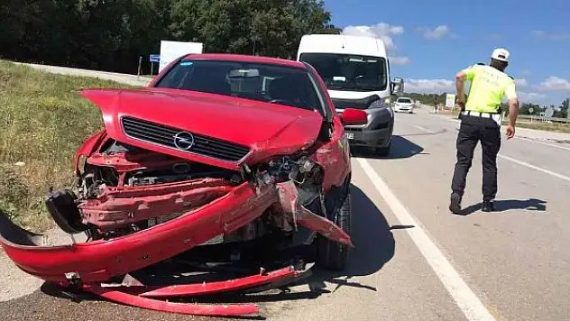 Bilecik'te trafik kazası, 1 kişi yaralandı