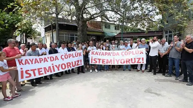 Vatandaşlardan çöplük mesajı