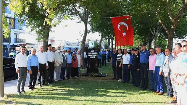 Şehidin ismi caddeye verildi