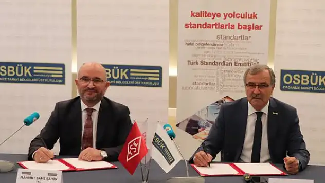 OSBÜK ile TSE arasında 'Yeşil Dönüşüm İşbirliği' protokolü