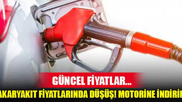 Akaryakıt fiyatlarında düşüş! Motorine indirim geliyor