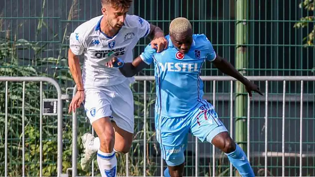 Trabzonspor, hazırlık maçında Empoli'ye mağlup oldu