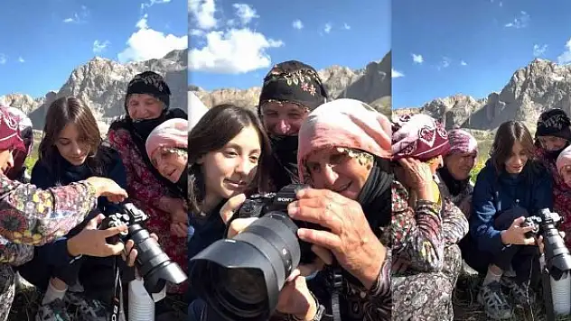 İlk kez fotoğraf makinesiyle tanışan köy kadınlarının doğal ve içten halleri yürekleri ısıttı