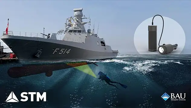 Türk donanmasına kazandırıldı: Su altı, milli çözümle aydınlanacak