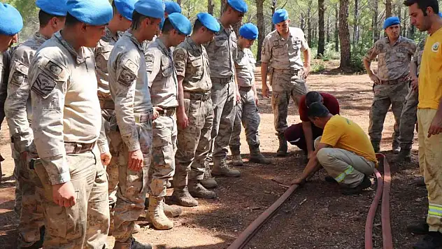 Jandarma ekipleri orman yangınlarına hazır