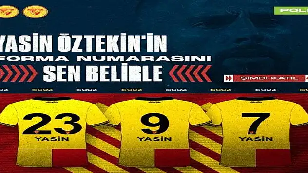 Yasin Öztekin'in forma numarasını taraftar belirleyecek
