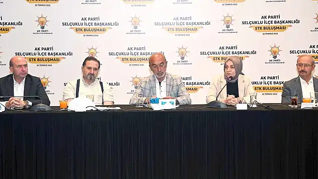 AK Parti Selçuklu Teşkilatı STK'larla bir araya geldi