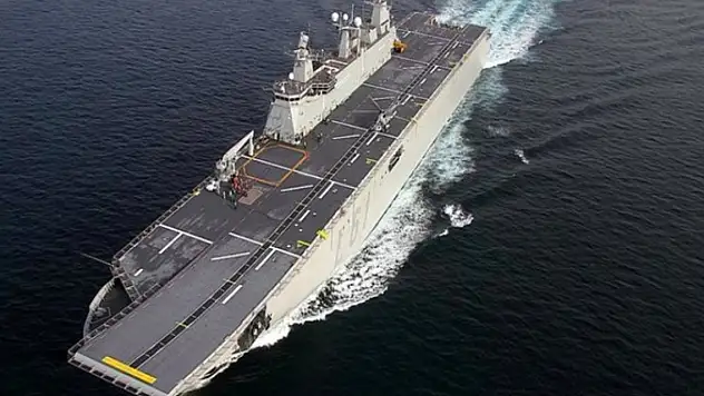 Testlerii tek tek geçiyor! Türkiye'nin en büyük savaş gemisi için geri sayım