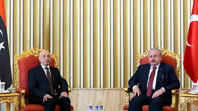 TBMM Başkanı Şentop, Libyalı mevkidaşıyla görüştü