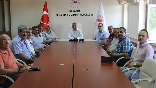 Karaman'da elma değerlendirme toplantısı yapıldı